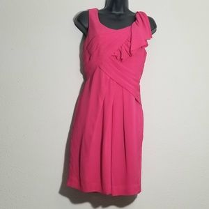 BcbgMaxAzria Silk Layered  Dress 6
